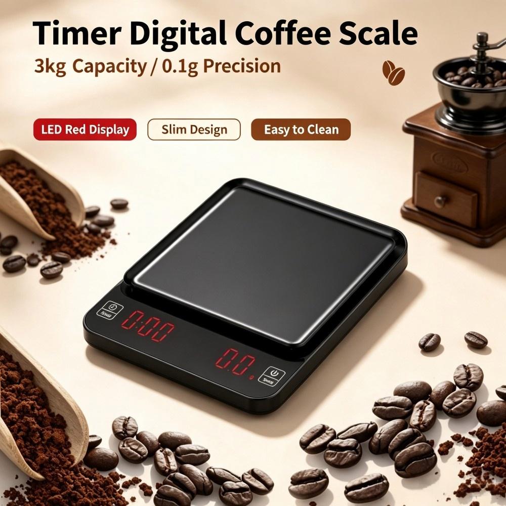 Coffee & Tea Maker Machine - ميزان قهوة رقمي عالي الدقة 3
