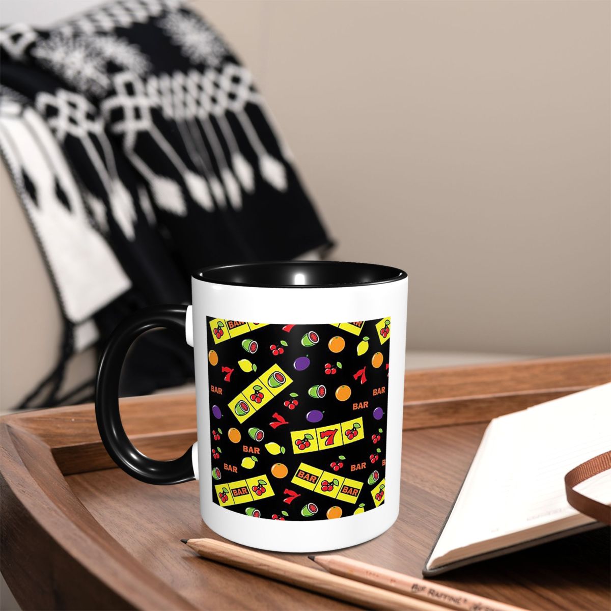 Lemon Tea Coffee - أكواب قهوة سيراميك مضحكة بتصميم فواكه