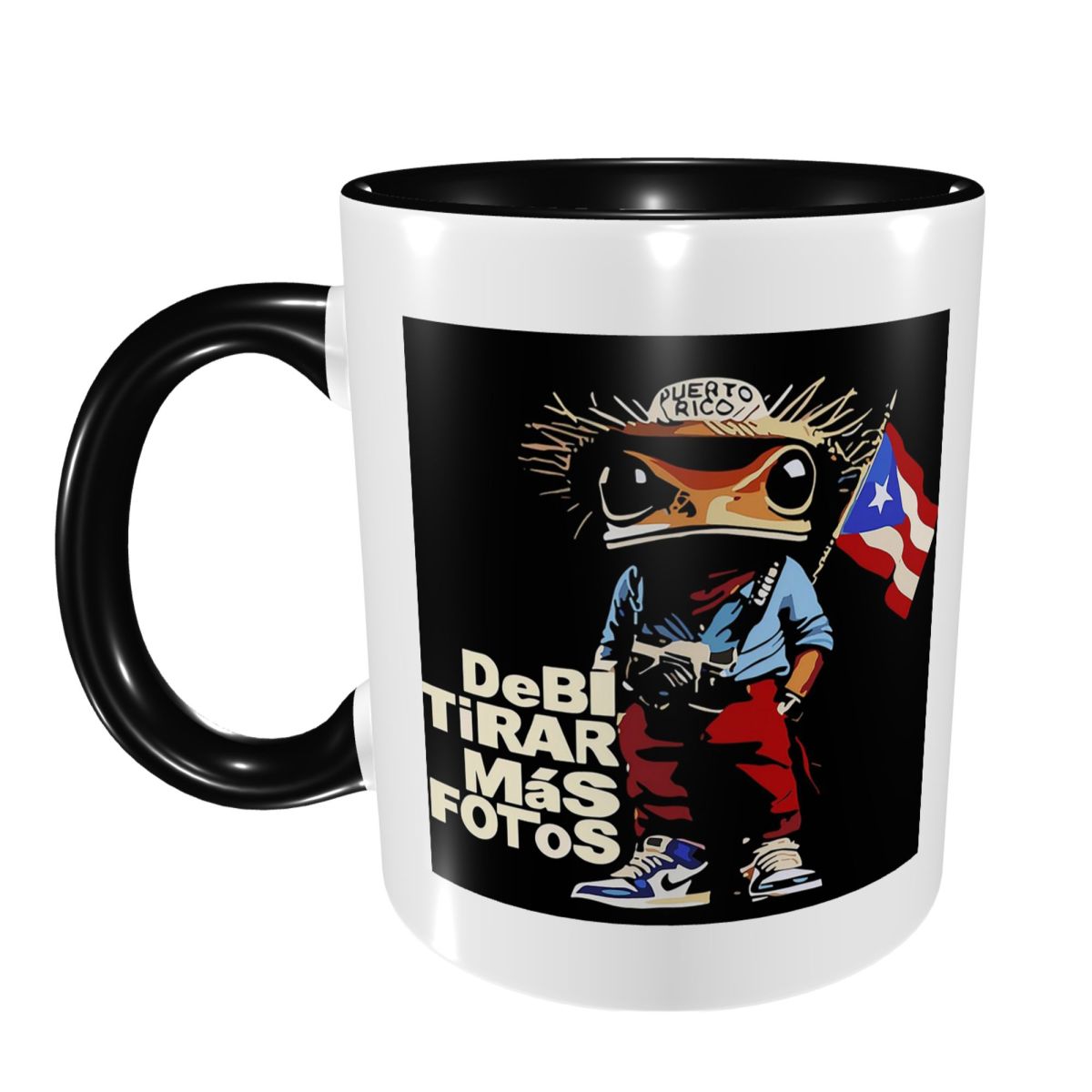 Coffee Tea Cup Foto - كوب سيراميك مضحك بتصميم Bad Bunny