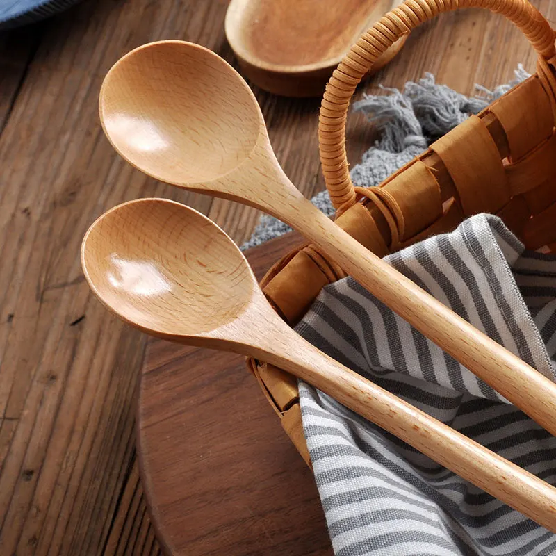 Tea Coffee Utensils - ملعقة خشبية واحدة، أدوات مائدة، أدوات