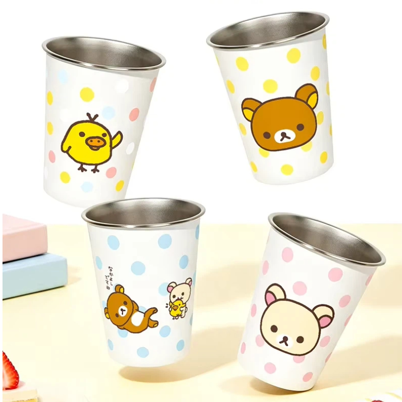 Coffee Tea Japan - كوب ستانلس ستيل كاواي ريلاكوما كييرويتوري،
