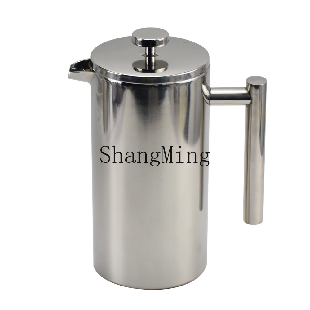Tea Coffee Utensils - وعاء قهوة فرنسي من الفولاذ المقاوم