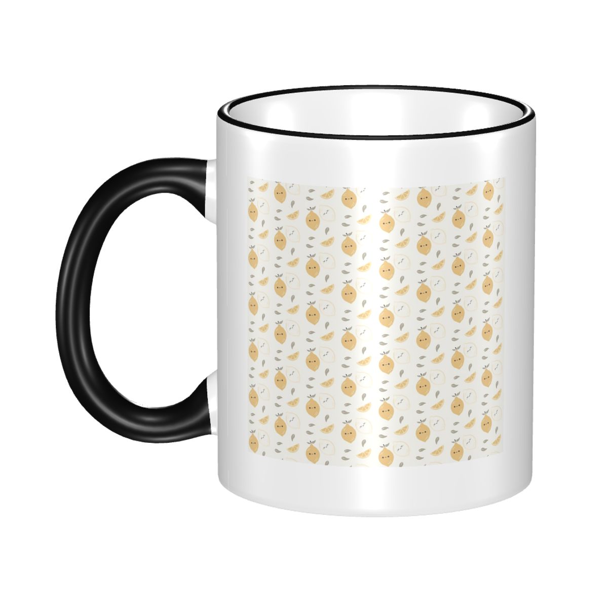 Lemon Tea Coffee - كوب سيراميك بنمط الليمون اللطيف، أكواب