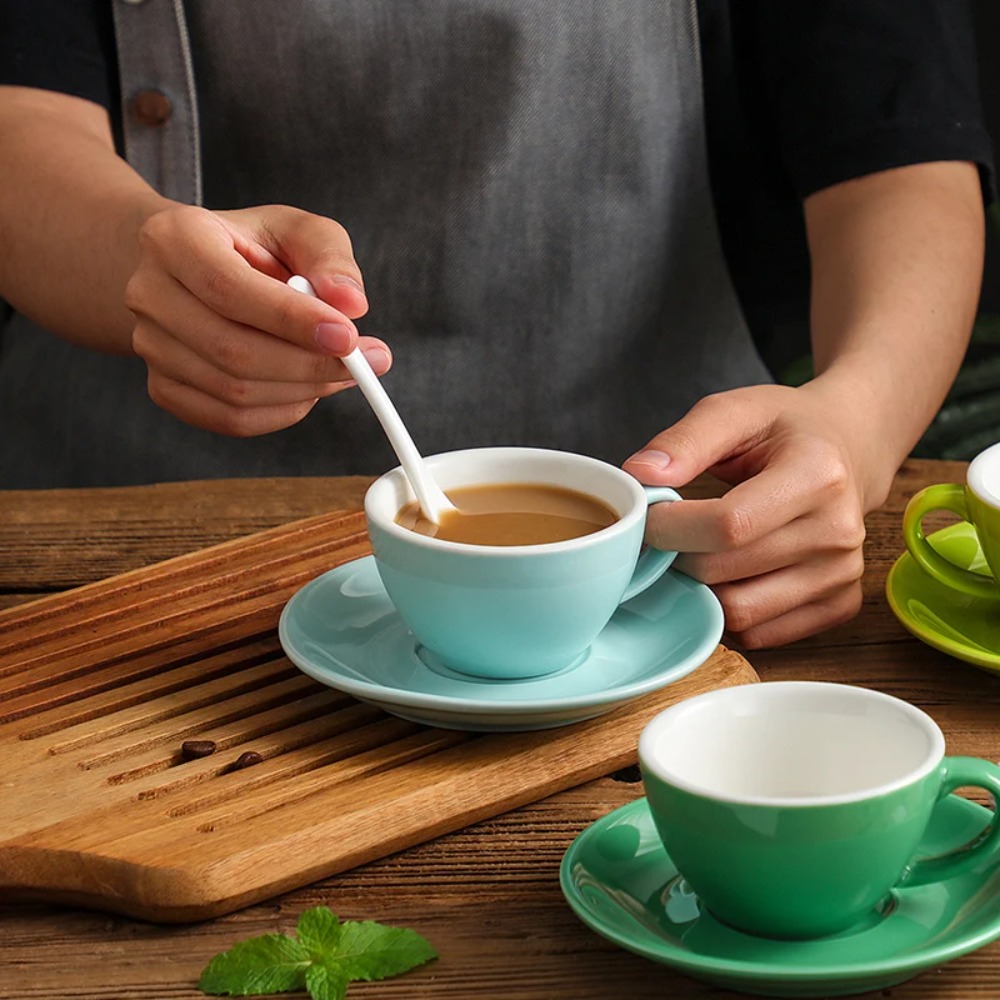 Tea Coffee Utensils - كوب قهوة سعة 150 مل مع