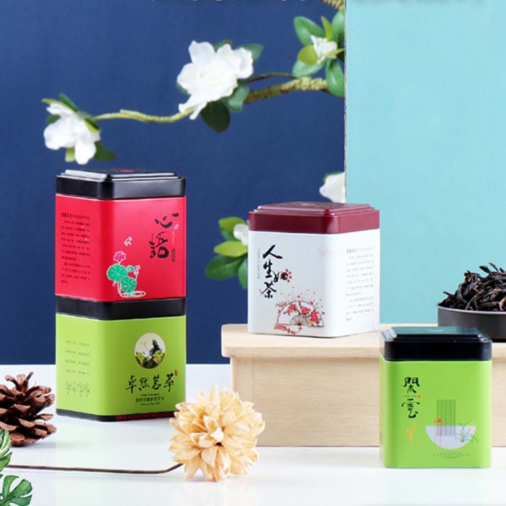 Tea Coffee Sugar Container - علبة تخزين معدنية عالية الجودة من