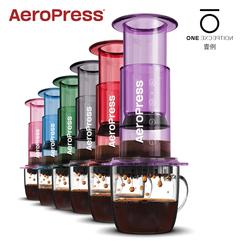 Aeropress Coffee Maker - ماكينة صنع القهوة اليدوية الشفافة من