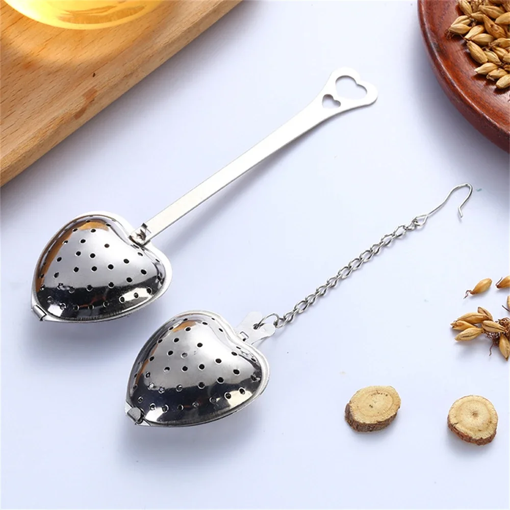 Tea Strainer Mesh - على شكل قلب مصفاة شاي غرامة