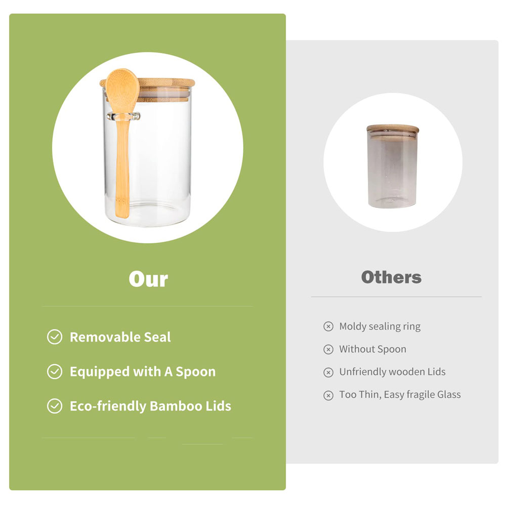 حاويات بلاستيكية محكمة الإغلاق - مراجعة Tea Coffee Sugar Container وسعره