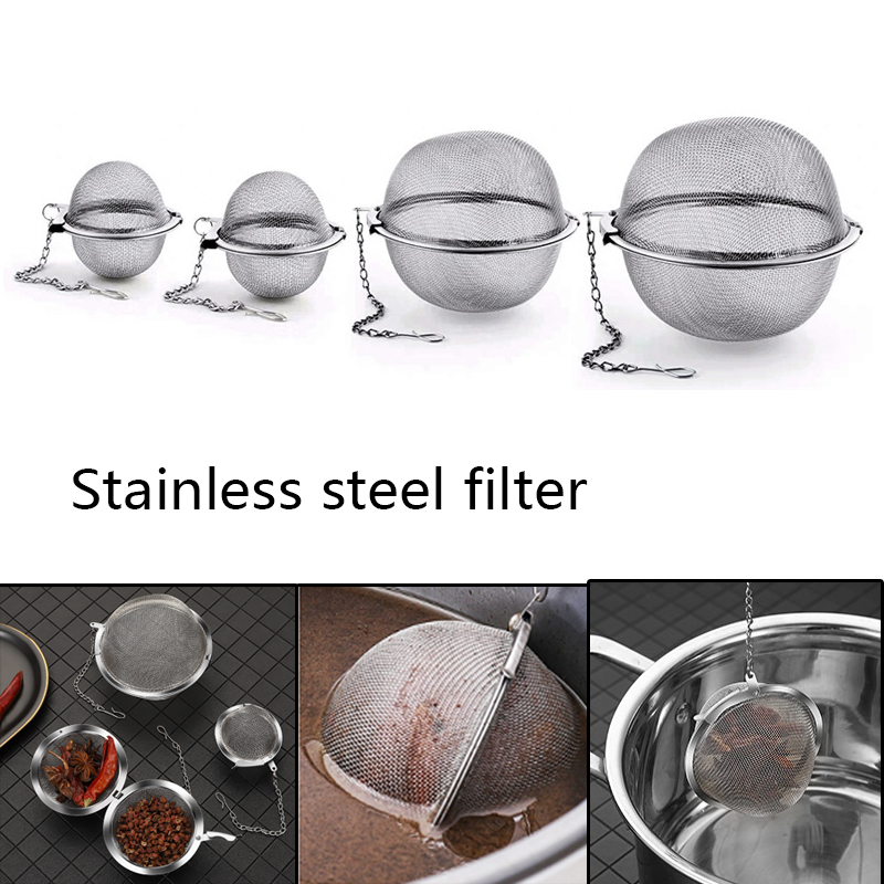 1-5 قطع من مصفاة الشاي المصنوع - مراجعة Tea Strainer Mesh وسعره
