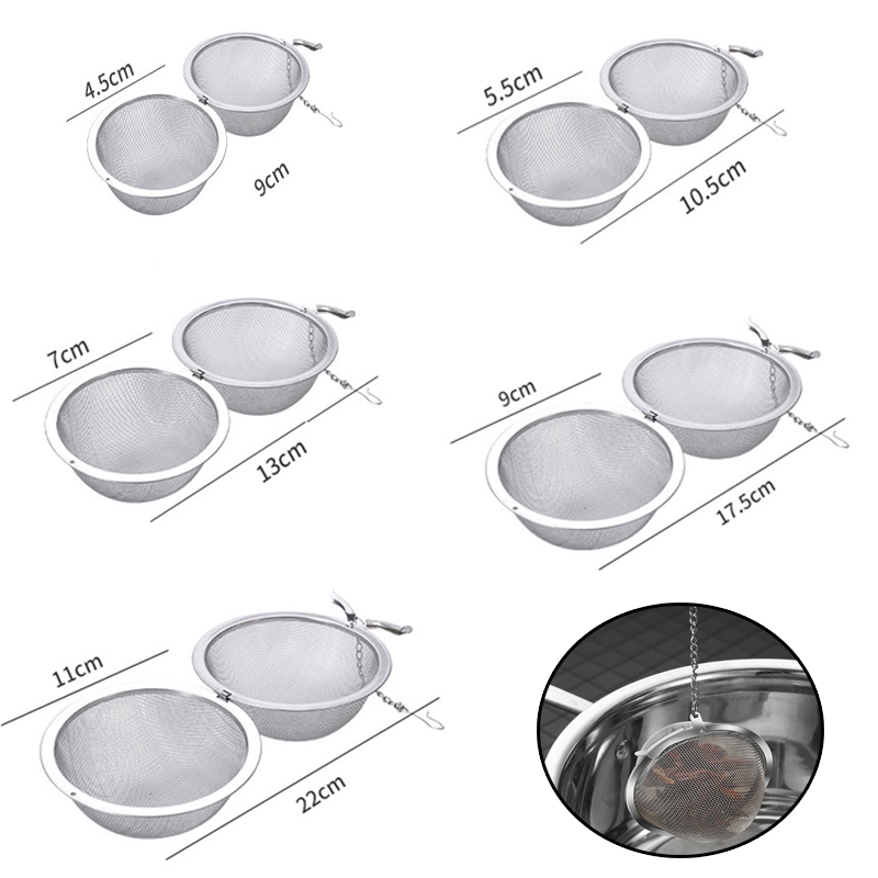 1-5 قطع من مصفاة الشاي المصنوع - مراجعة Tea Strainer Mesh وسعره