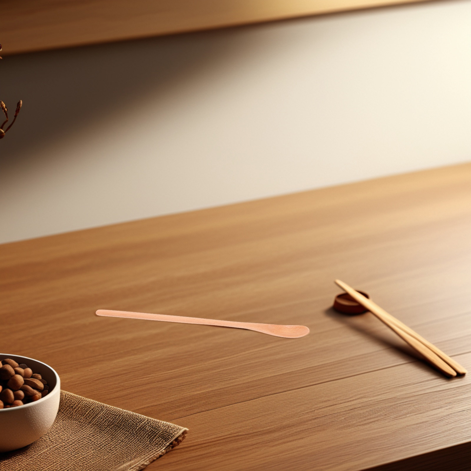 ملعقتان خشبيتان بمقبض طويل لتق - مراجعة Tea Coffee Utensils وسعره