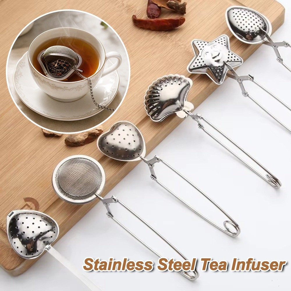 مصفاة شاي إبداعية من الفولاذ ا - مراجعة Tea Strainer Mesh وسعره