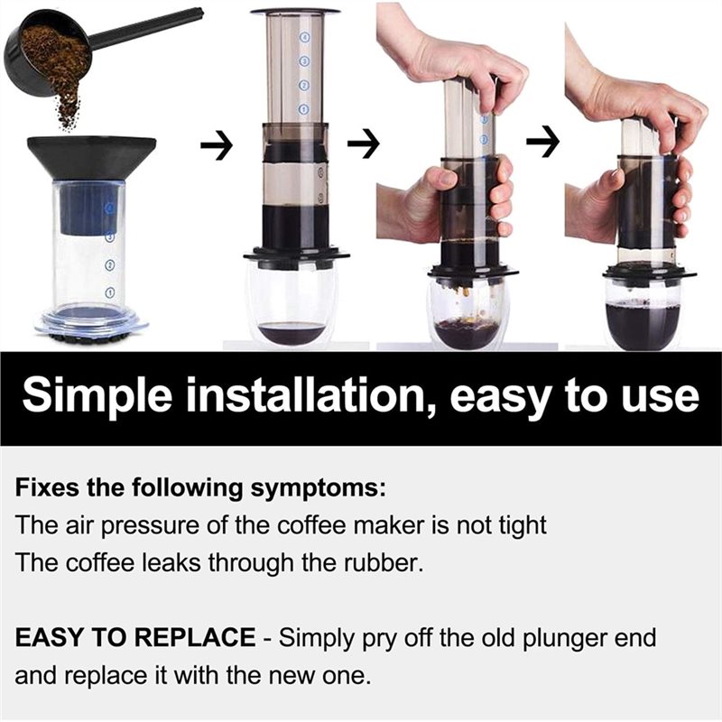 مجموعة استبدال حشية مطاطية A69 - مراجعة Aeropress Coffee Maker وسعره