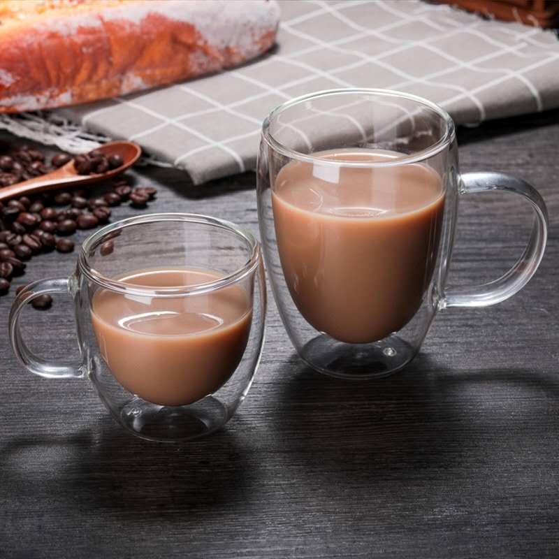 2/3/4 قطعة جدار مزدوج كوب زجاج - مراجعة Lemon Tea Coffee وسعره
