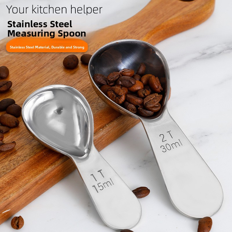 ملعقة قياس من الفولاذ المقاوم  - مراجعة Tea Coffee Utensils وسعره
