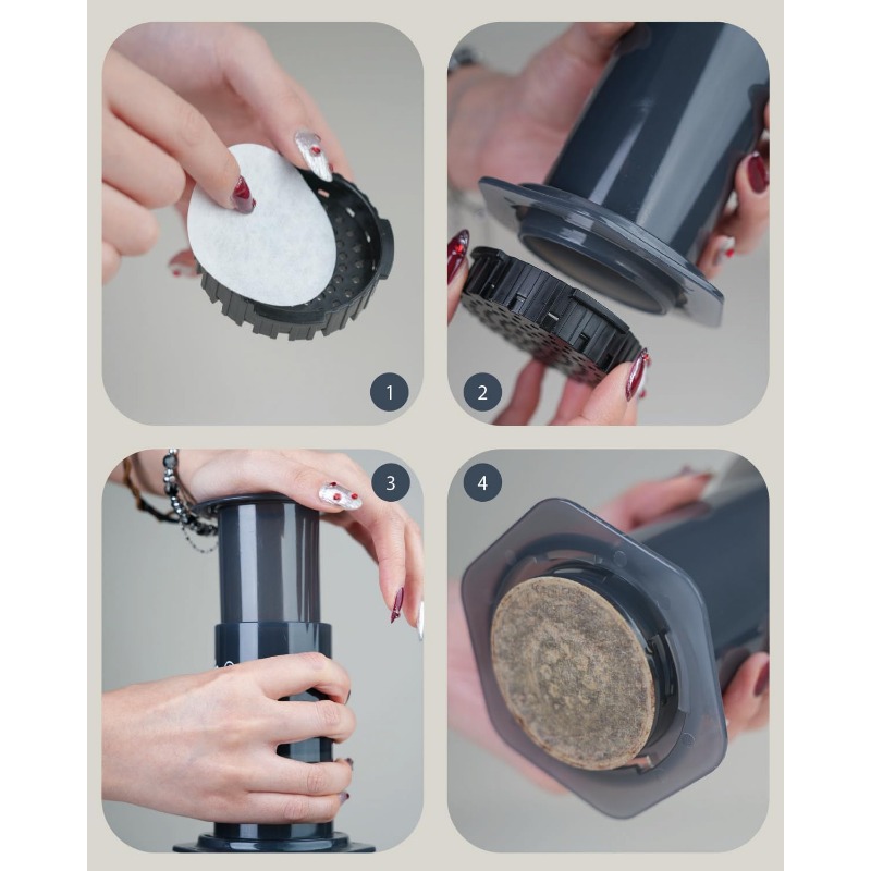 600-1200 قطعة من فلاتر القهوة  - مراجعة Aeropress Coffee Maker وسعره