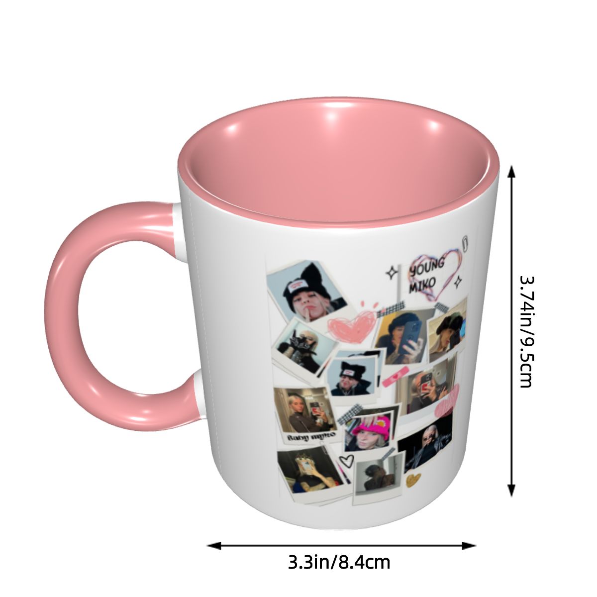 كوب قهوة سيراميك مضحك بتصميم ك - مراجعة Young Tea Coffee وسعره