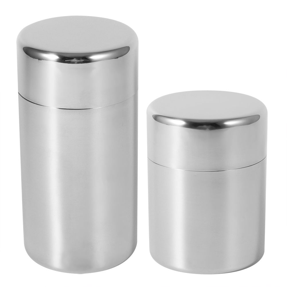 علبة أوراق الشاي من الفولاذ ال - مراجعة Tea Coffee Sugar Container وسعره