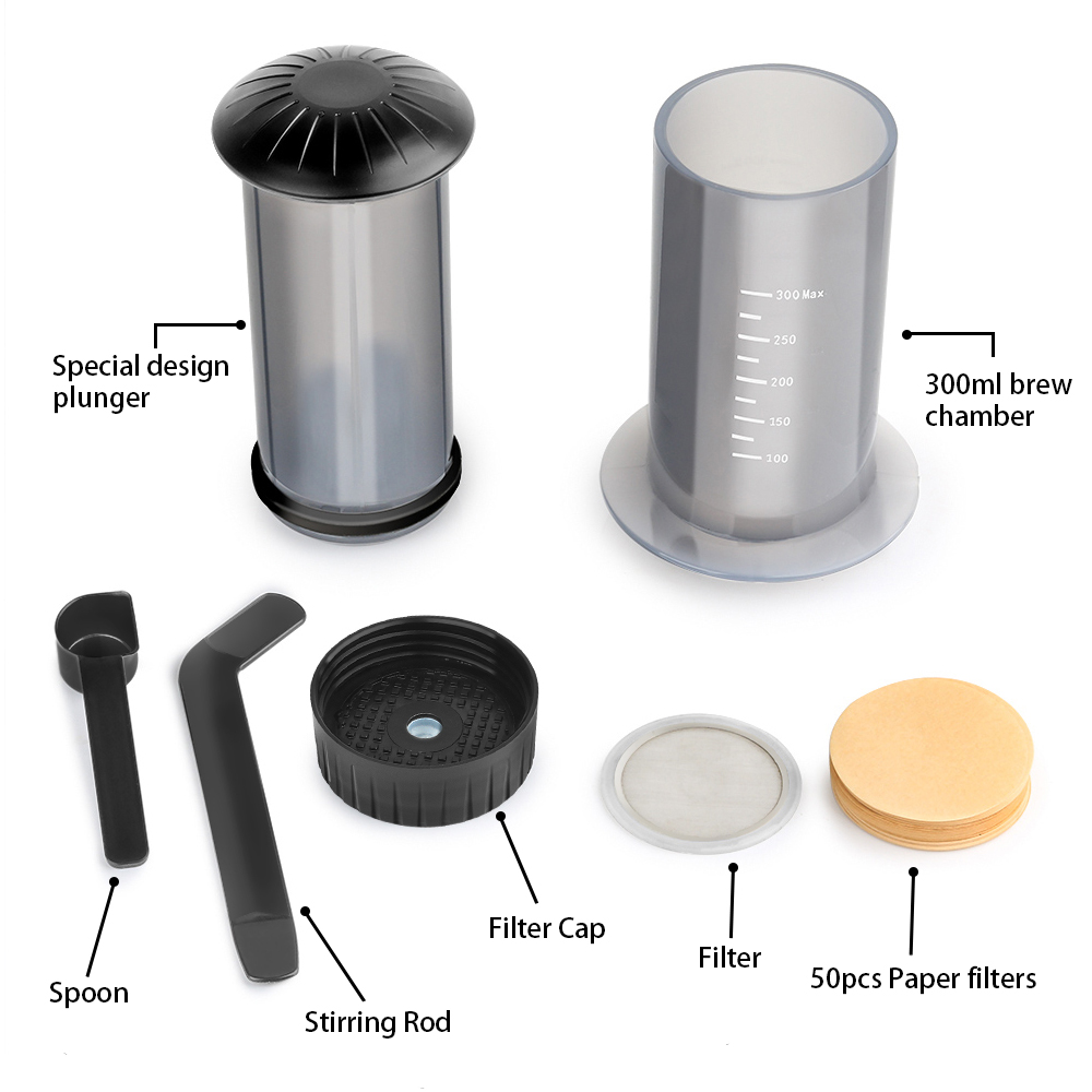 ماكينة صنع القهوة الإسبريسو ال - مراجعة Aeropress Coffee Maker وسعره