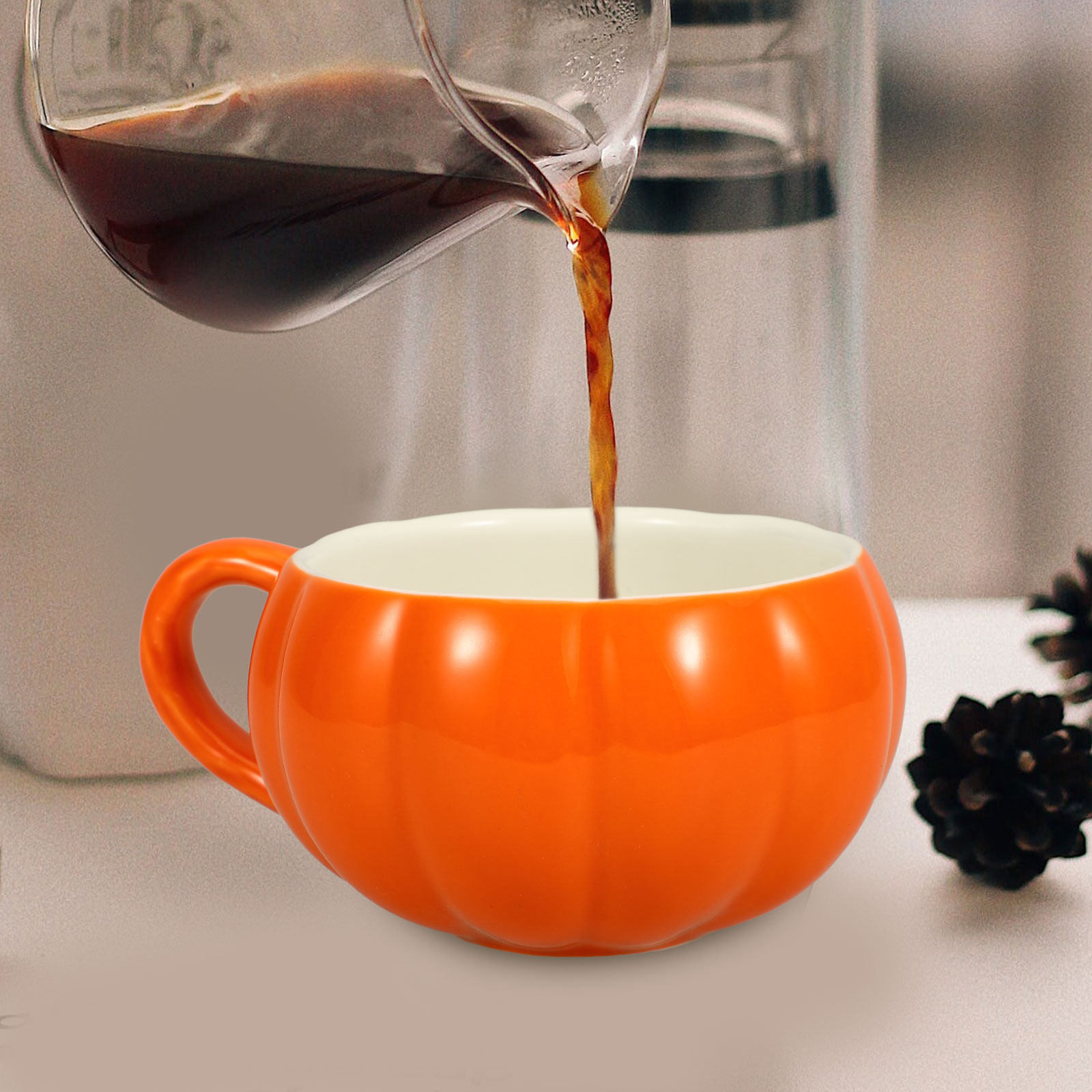 كوب شاي سيراميك مبتكر بتصميم ا - مراجعة Coffee Tea Break وسعره