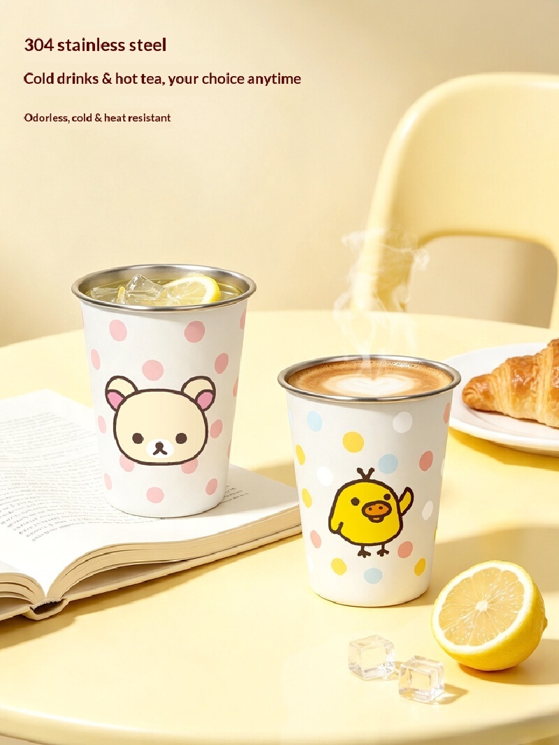 كوب ستانلس ستيل كاواي ريلاكوما - مراجعة Coffee Tea Japan وسعره