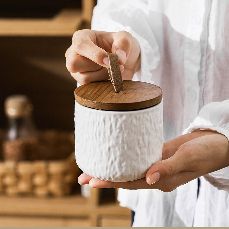 علبة تخزين شاي سيراميك بنمط رو - مراجعة Tea Coffee Sugar Container وسعره