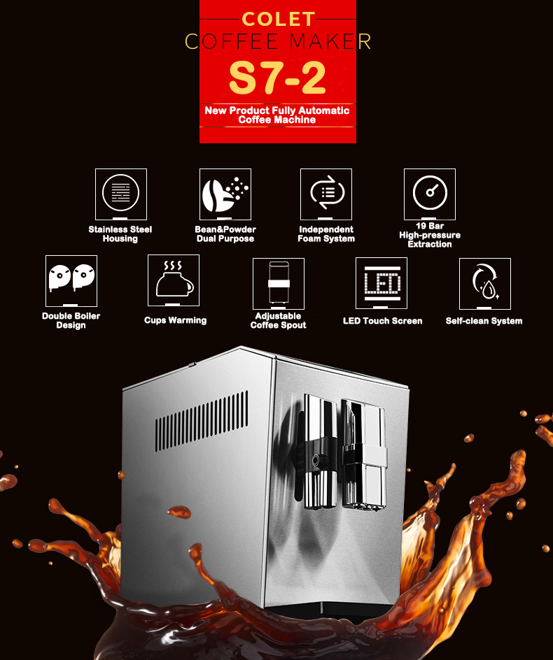 منتج جديد S7-2: ماكينة قهوة إس - مراجعة Coffee & Tea Maker Machine وسعره
