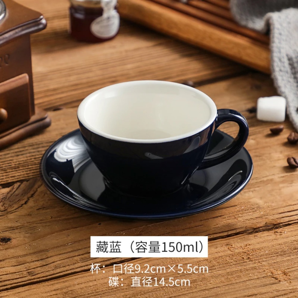 كوب قهوة سعة 150 مل مع طبق، كو - مراجعة Tea Coffee Utensils وسعره