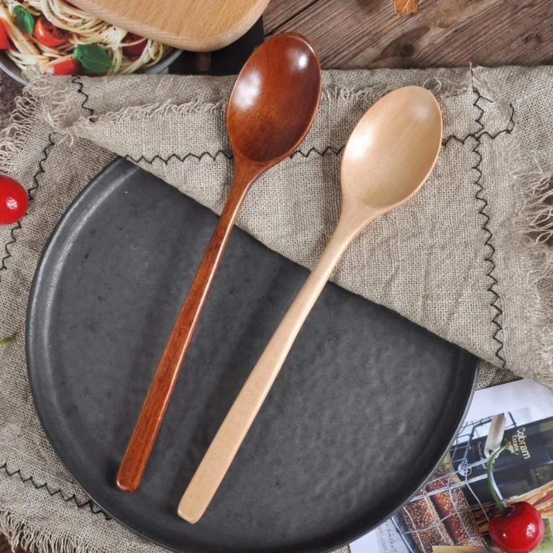1/2 قطعة ملعقة خشبية أدوات الم - مراجعة Tea Coffee Utensils وسعره