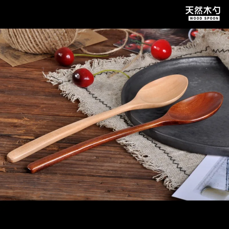 1/2 قطعة ملعقة خشبية أدوات الم - مراجعة Tea Coffee Utensils وسعره