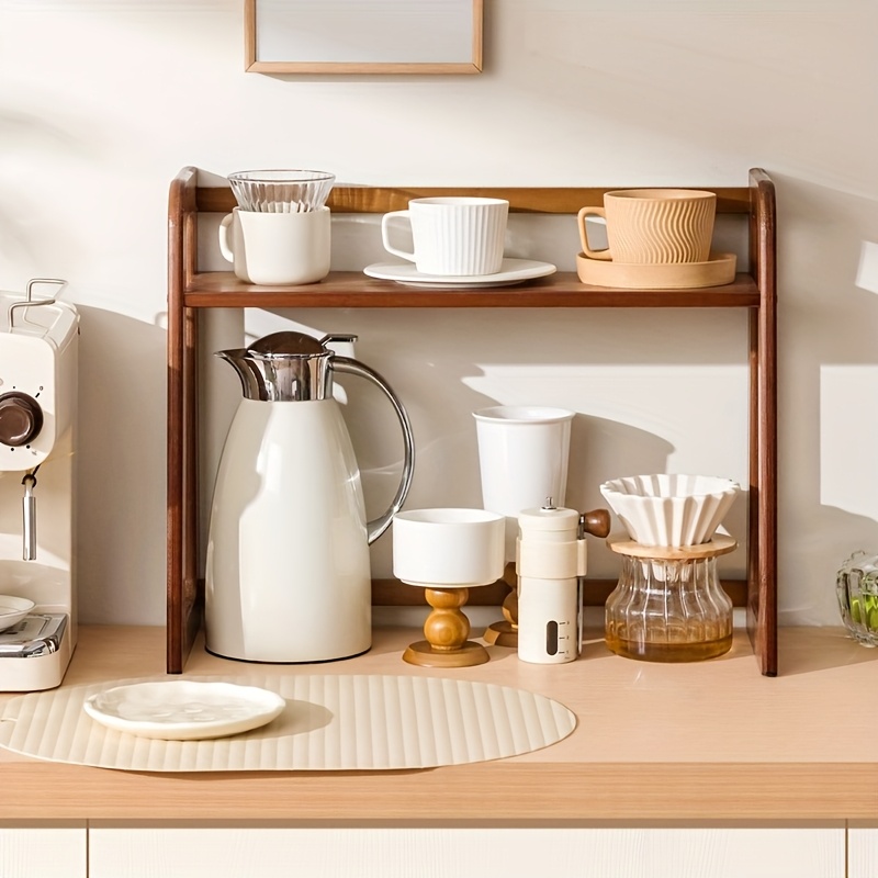 حامل الكأس تخزين الرف سطح المك - مراجعة Tea Coffee Utensils وسعره