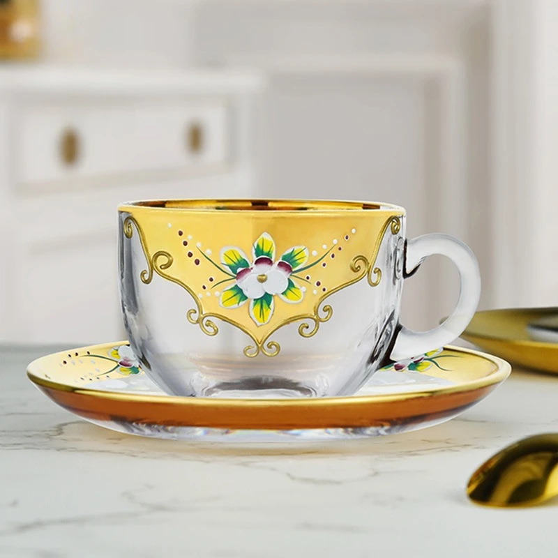 كوب قهوة مطلي بالمينا بنمط نور - مراجعة Tea Coffee Utensils وسعره