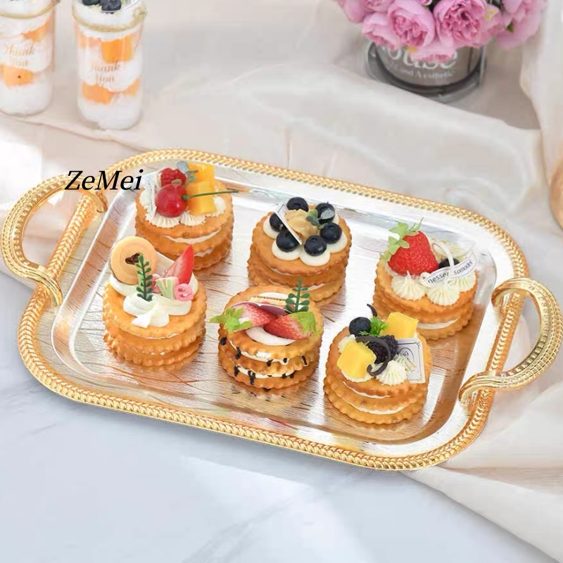 صينية فواكه معدنية على الطراز  - مراجعة Coffee Tea Break وسعره